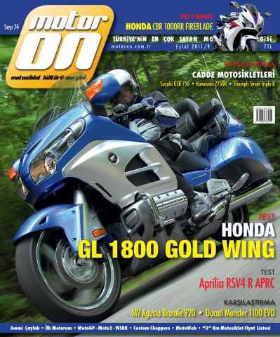 Motoron issue Eylül 2011