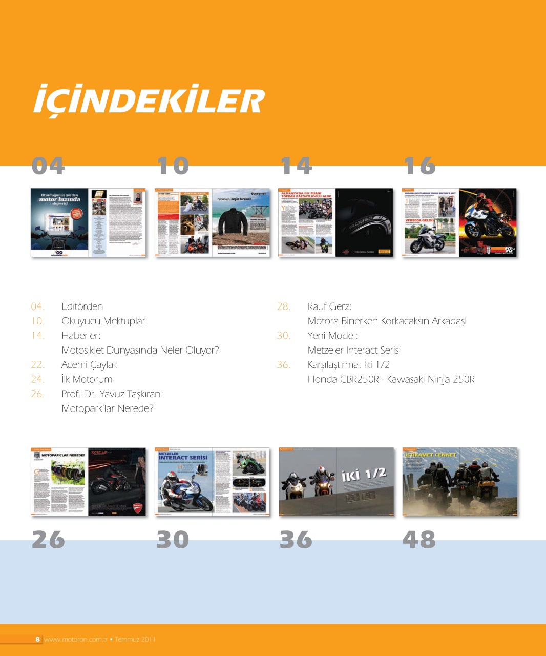 Motoron Preview Pages