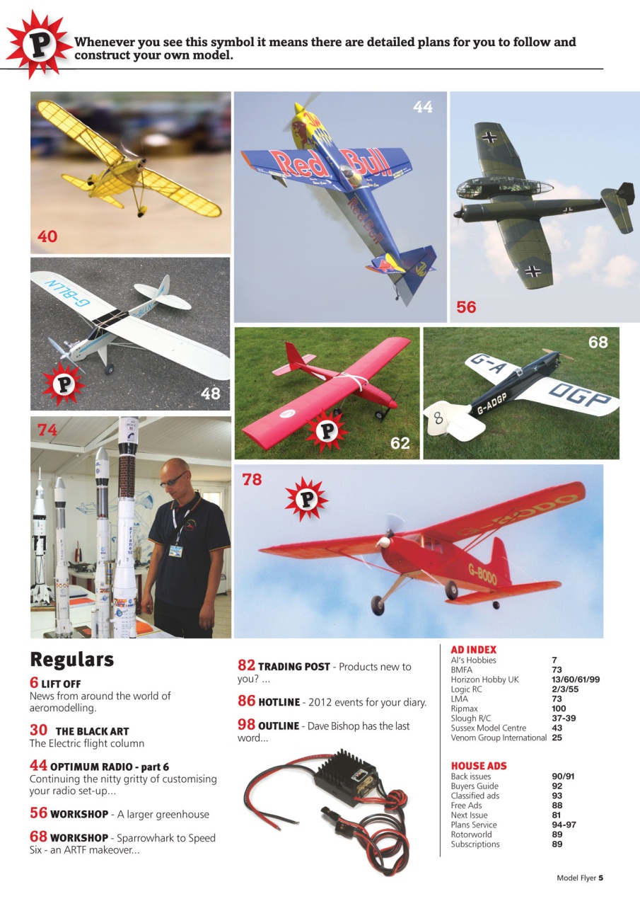 Radio Control Model Flyer Preview Pages