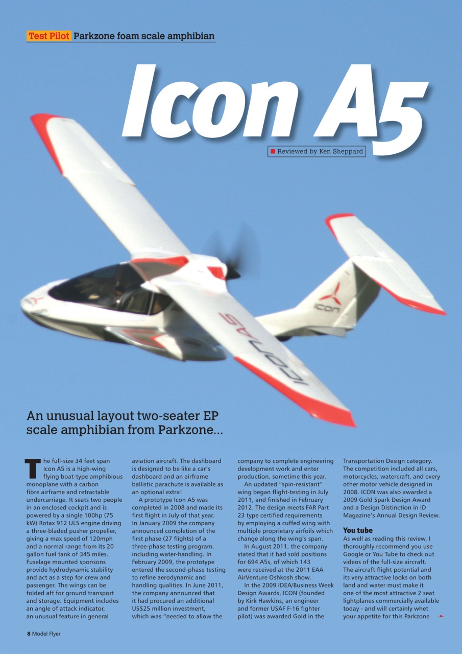 Radio Control Model Flyer Preview Pages