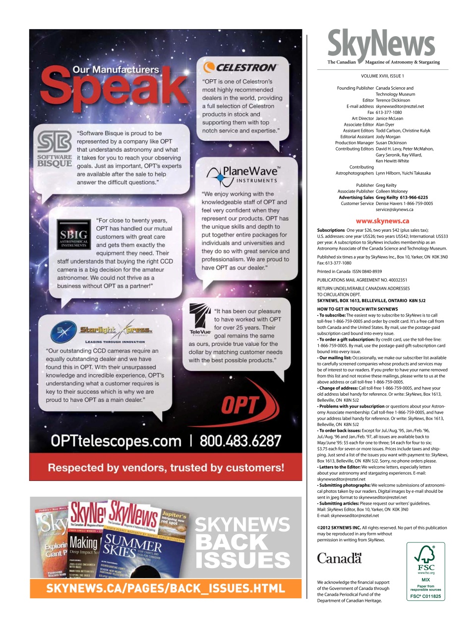 SkyNews Preview Pages