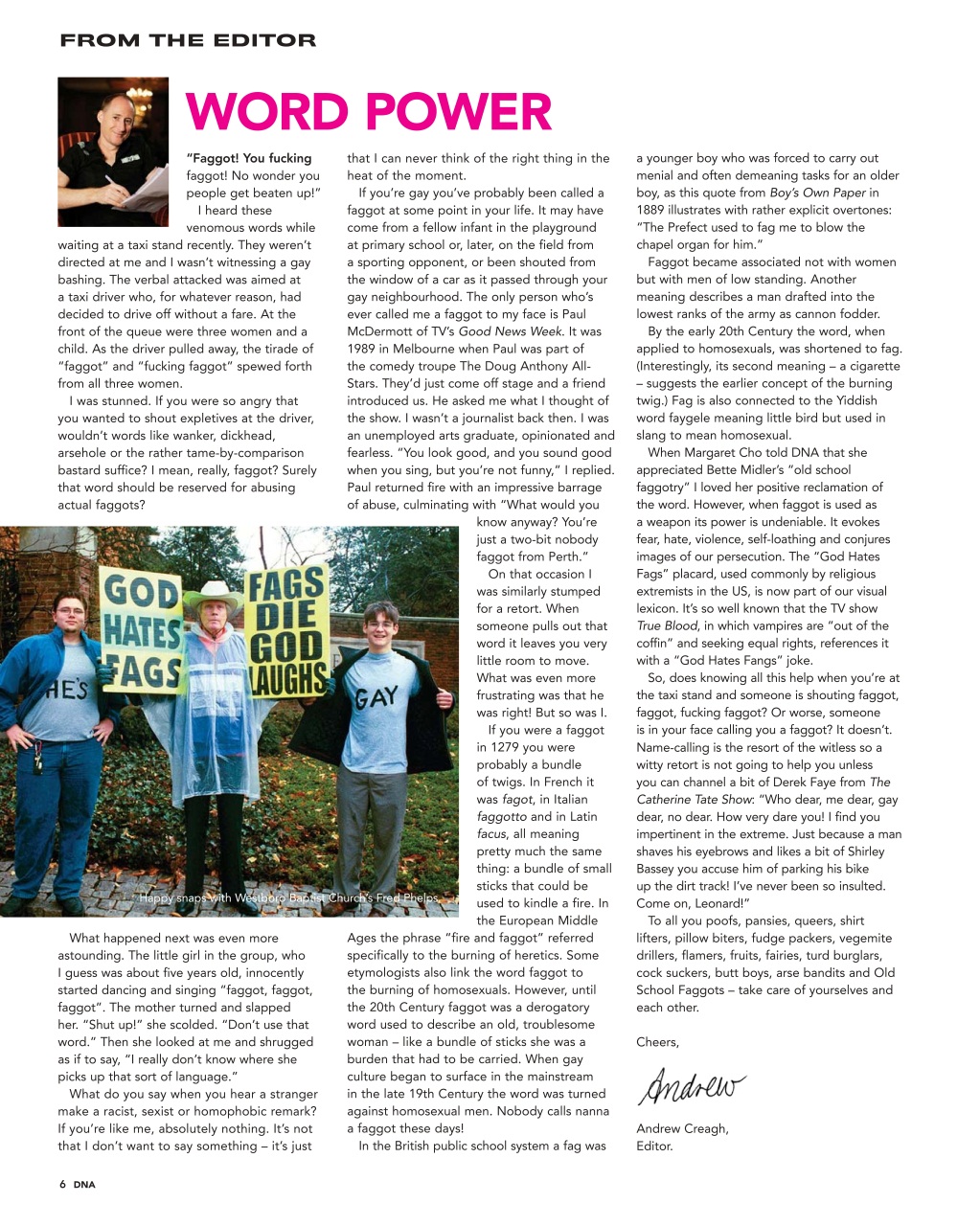 DNA Magazine Preview Pages