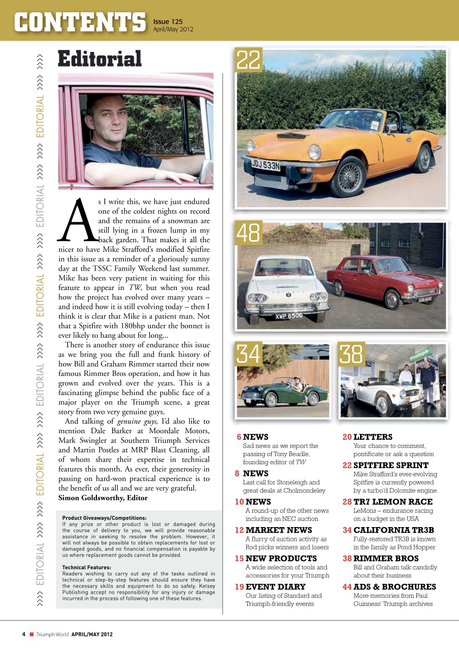 Triumph World Preview Pages