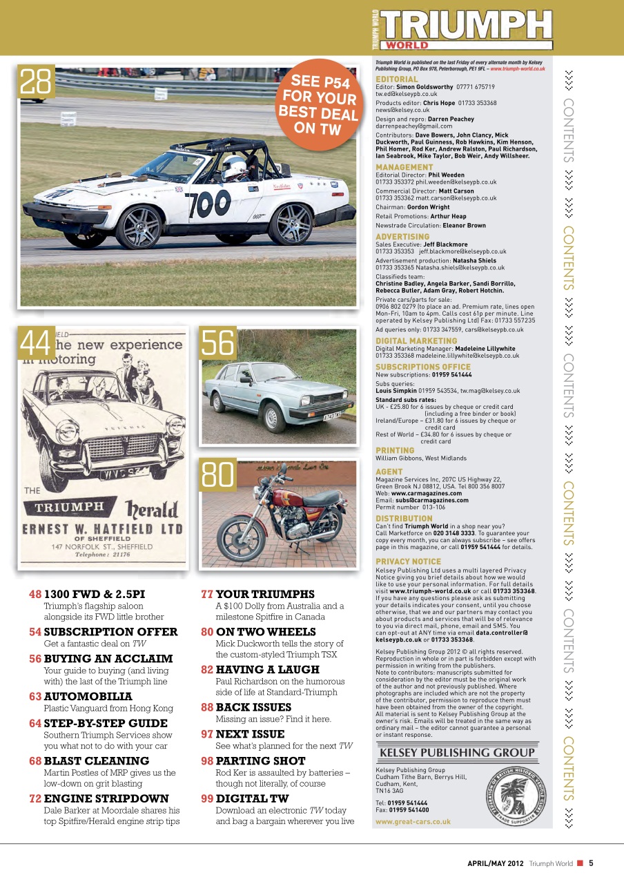 Triumph World Preview Pages