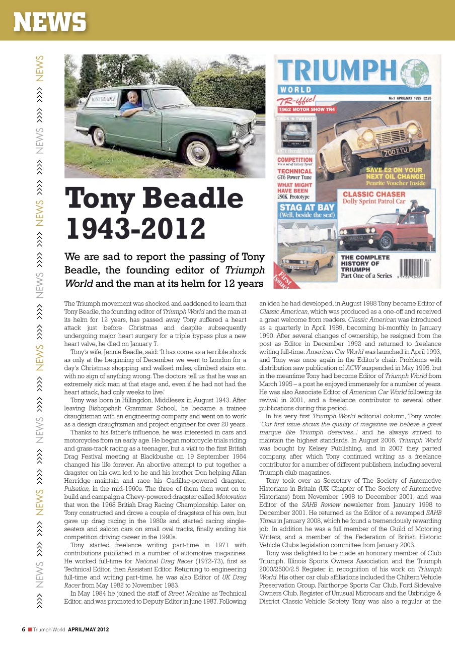 Triumph World Preview Pages