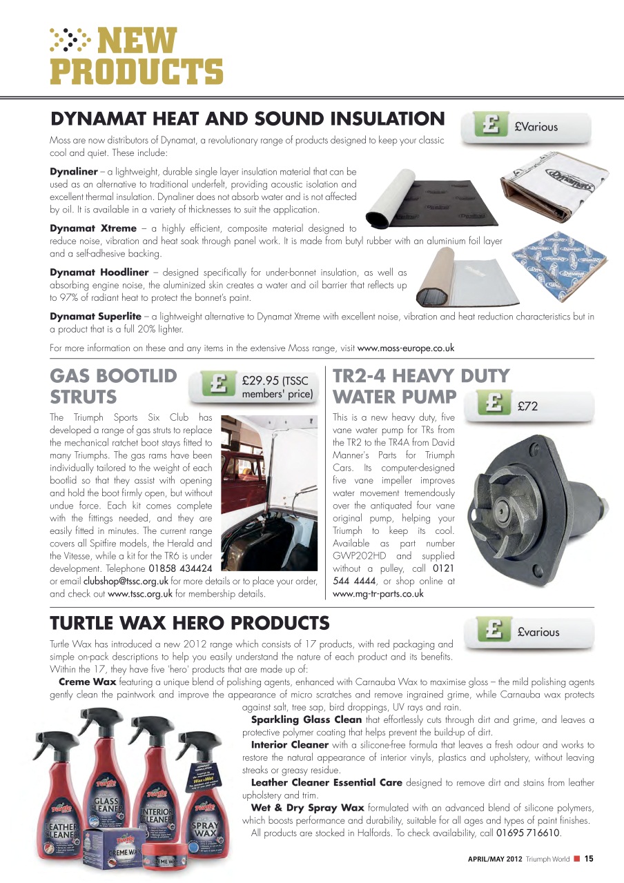 Triumph World Preview Pages