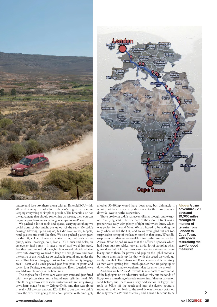 MG Enthusiast Preview Pages