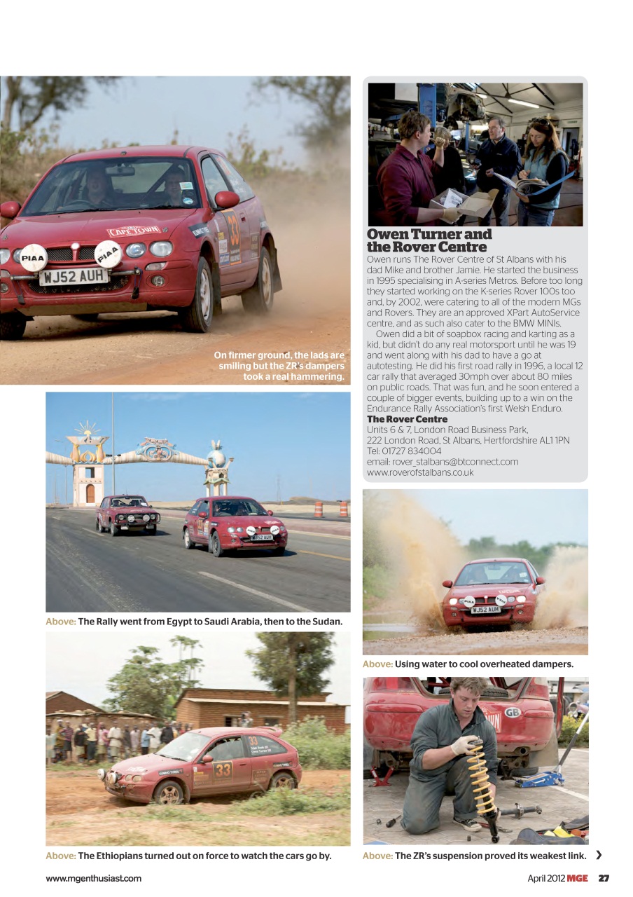 MG Enthusiast Preview Pages