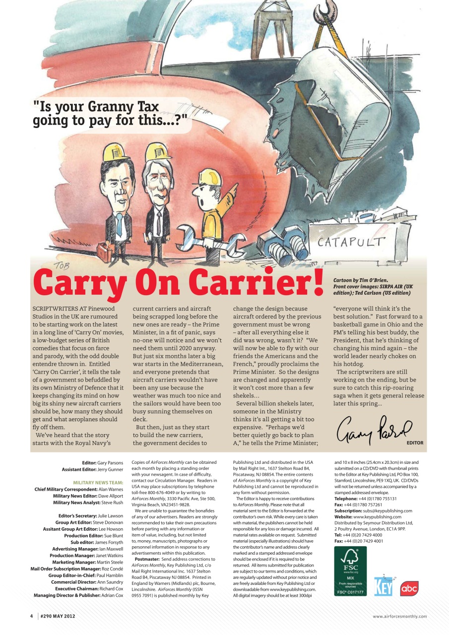 AirForces Monthly Preview Pages