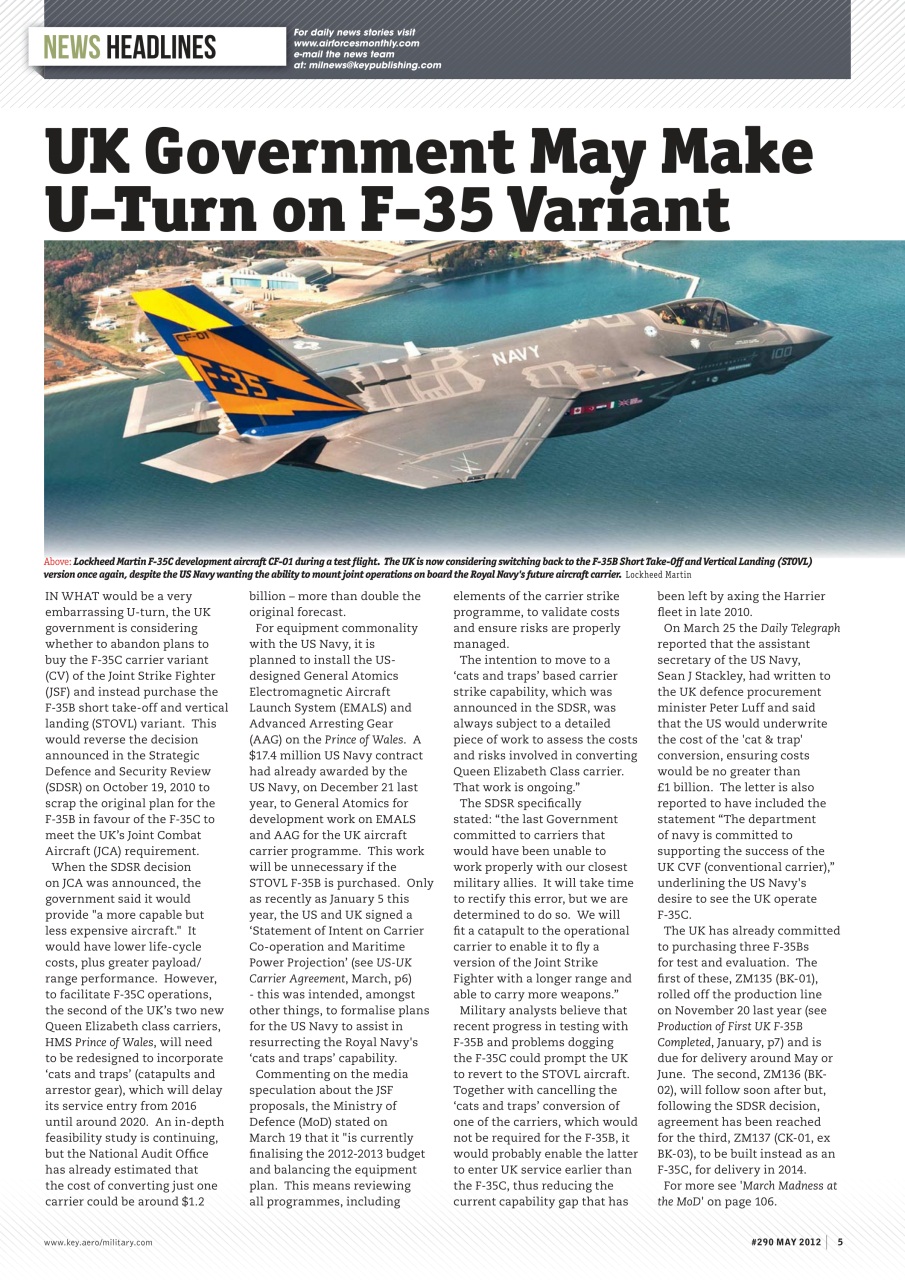 AirForces Monthly Preview Pages