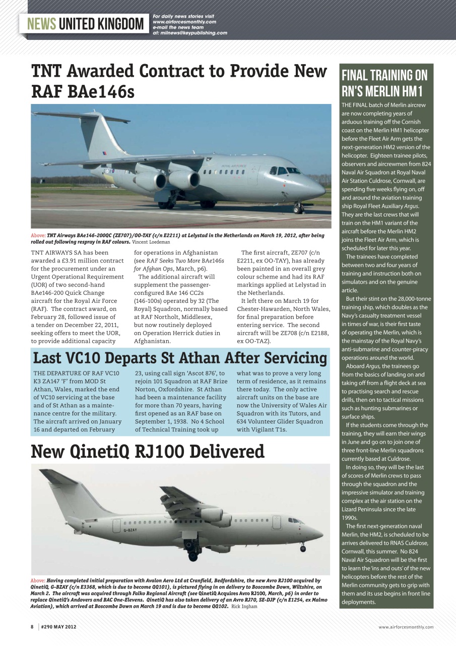 AirForces Monthly Preview Pages