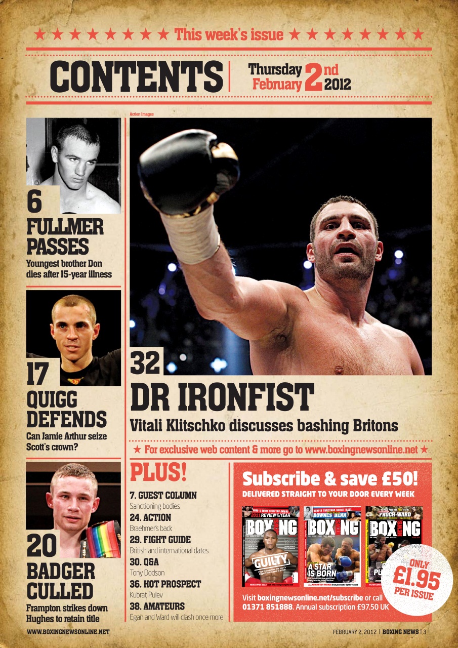 Boxing News Preview Pages