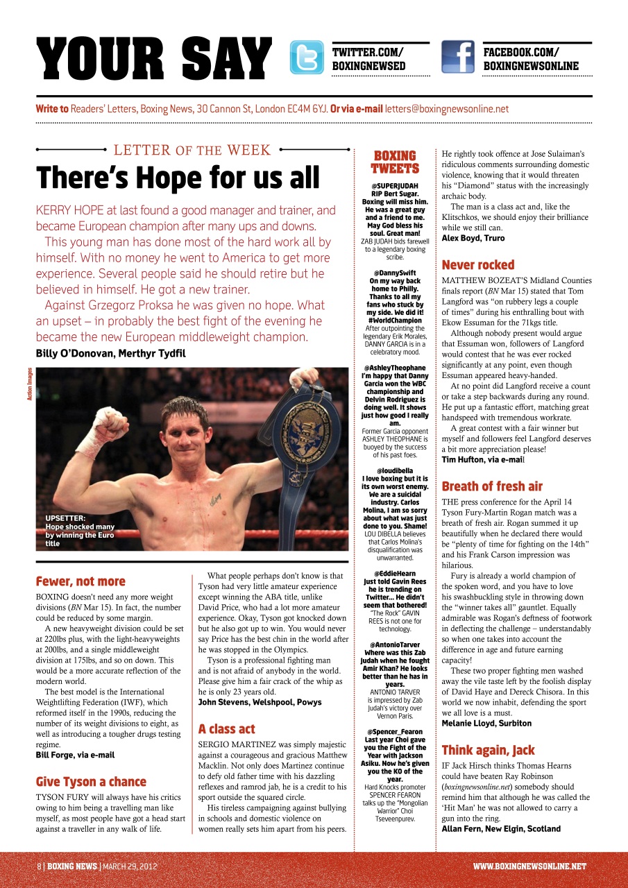 Boxing News Preview Pages