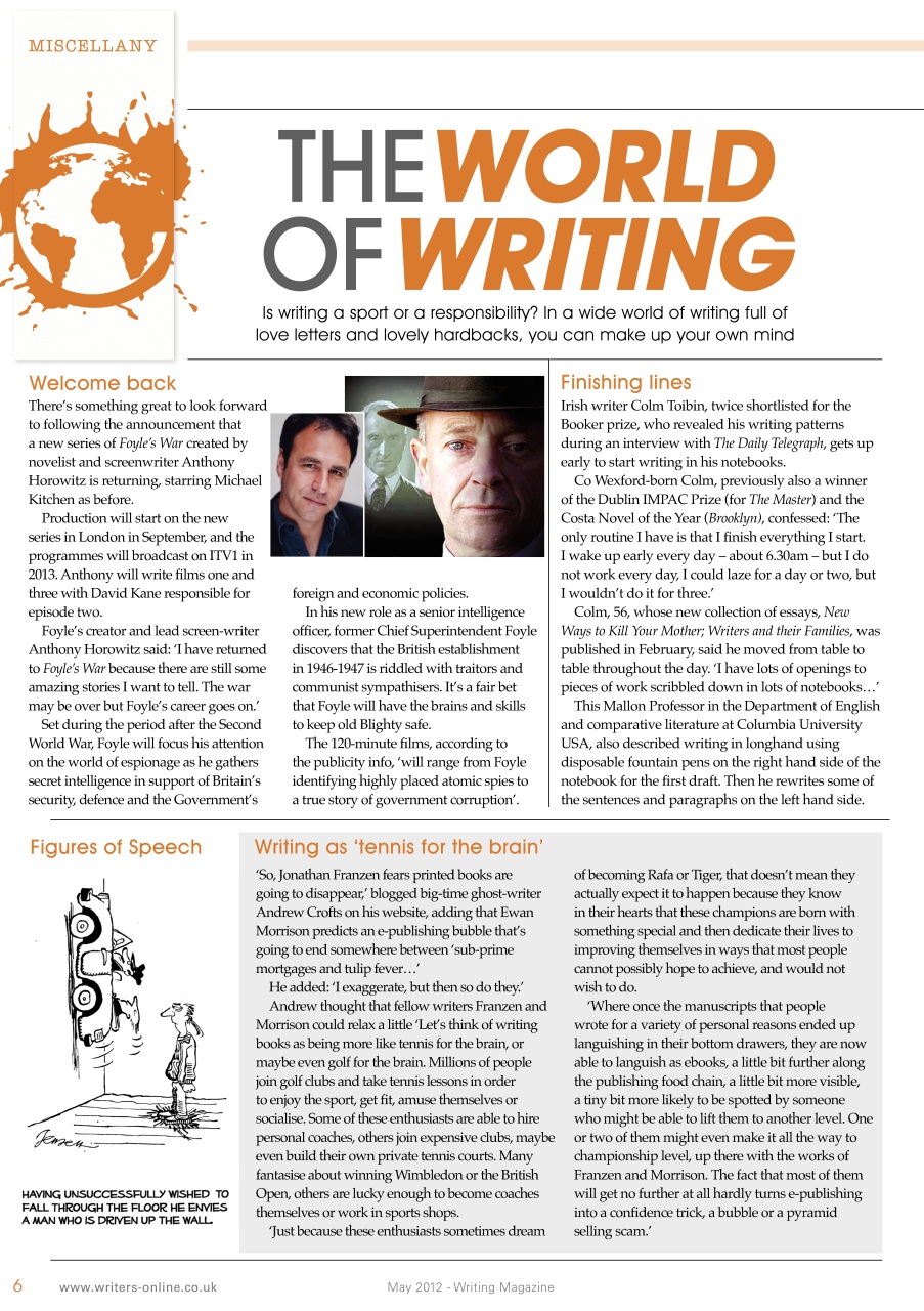 Writing Magazine Preview Pages
