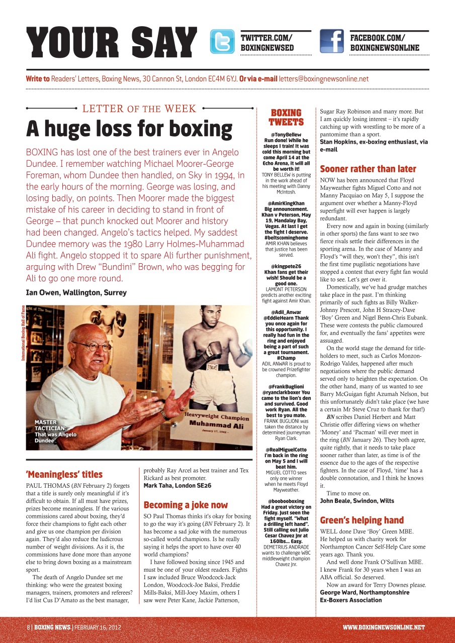 Boxing News Preview Pages