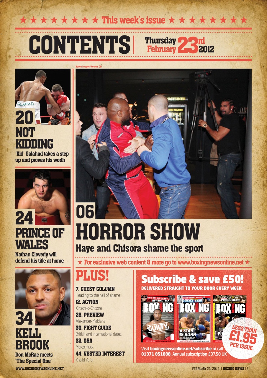 Boxing News Preview Pages