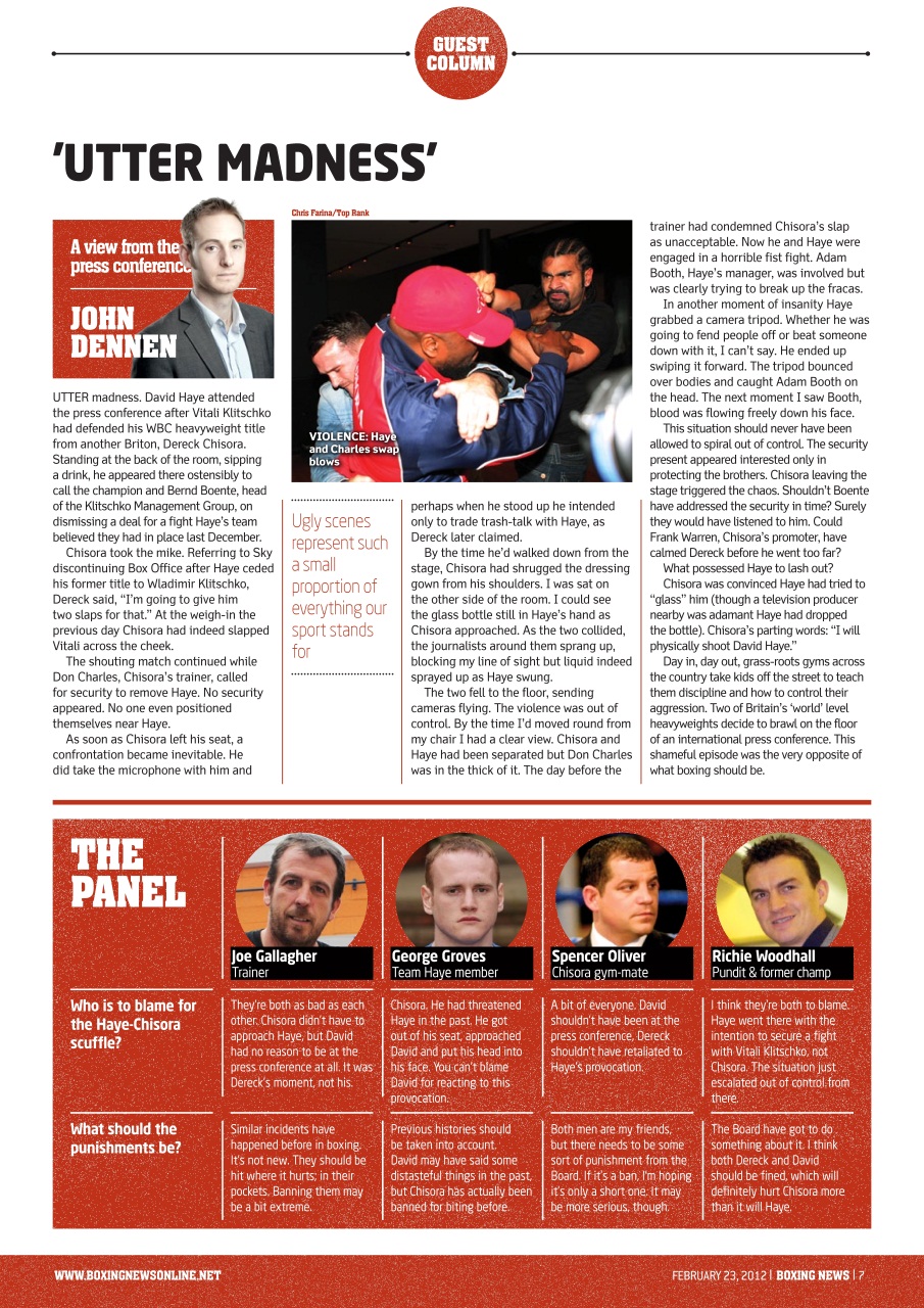 Boxing News Preview Pages