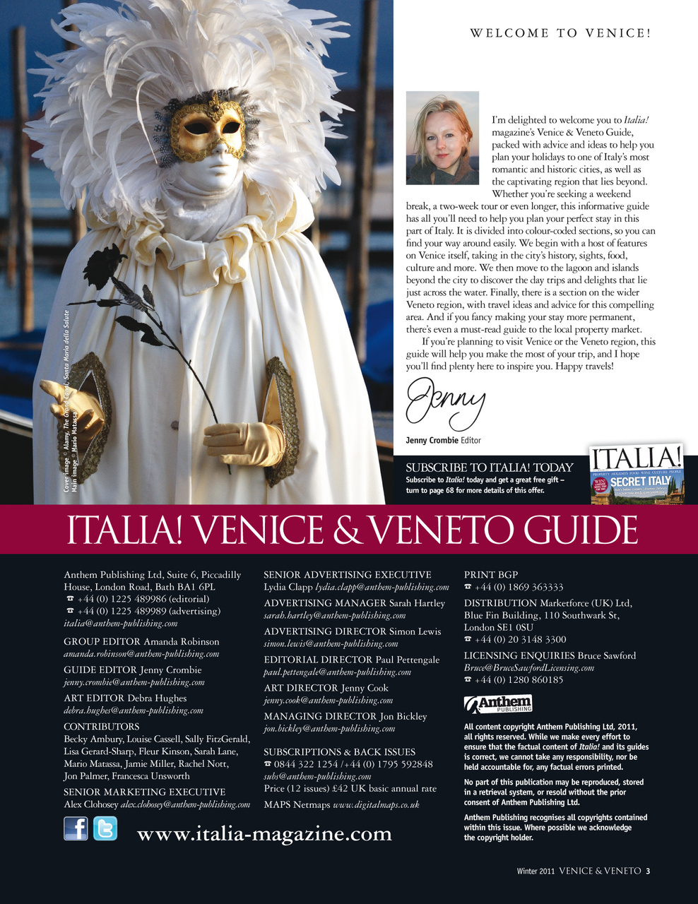Italia! Guide to Venice Preview Pages