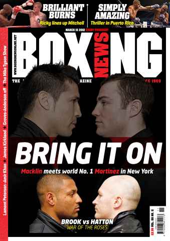 Boxing News issue 15th March 2012
