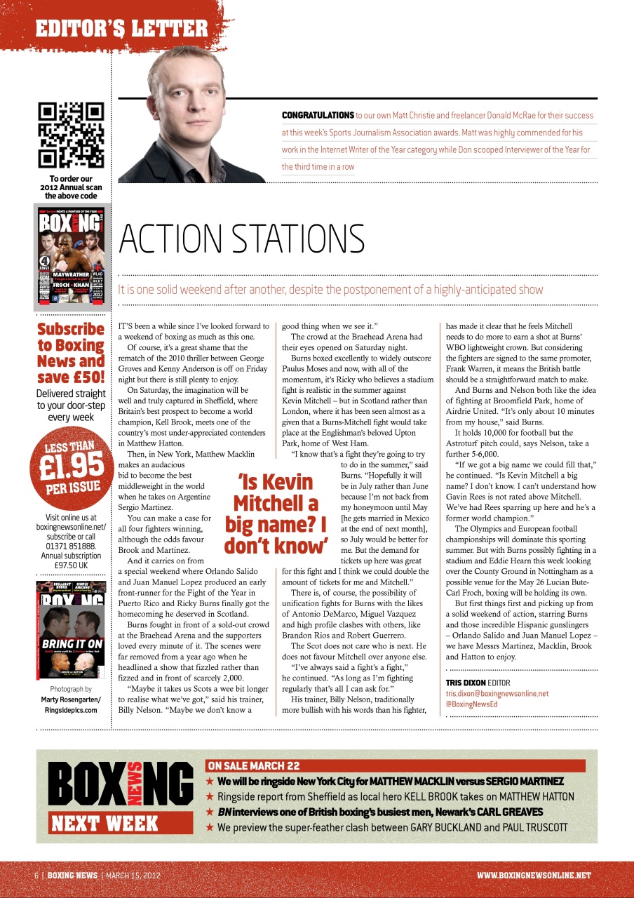 Boxing News Preview Pages