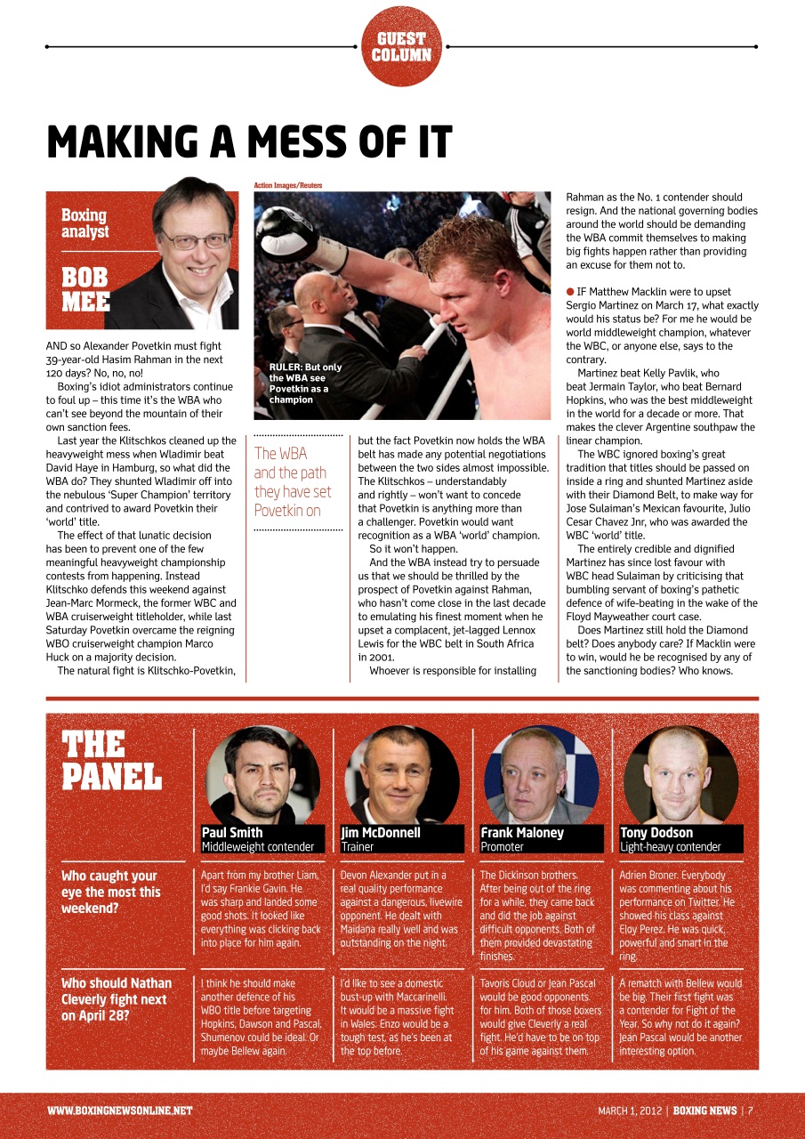 Boxing News Preview Pages