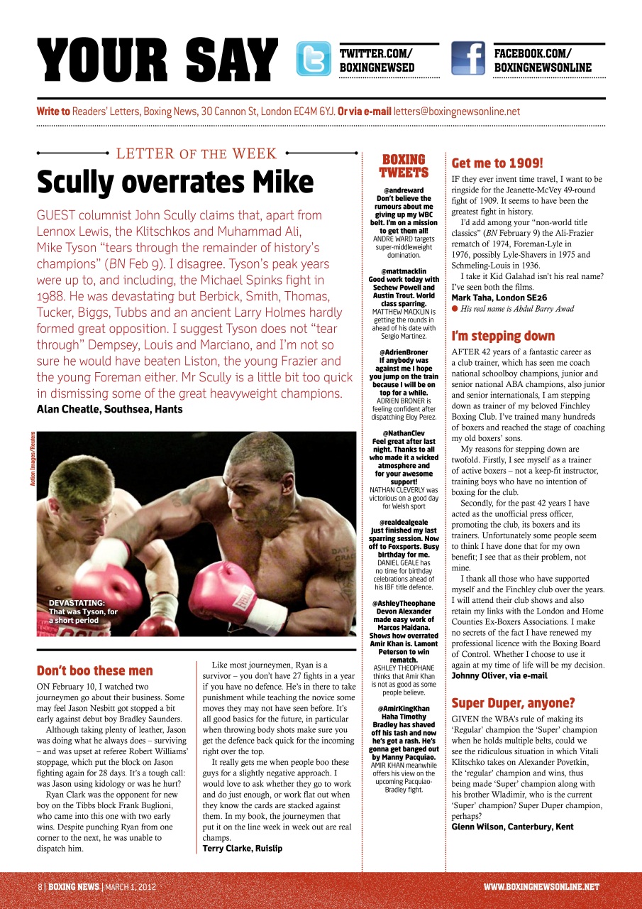 Boxing News Preview Pages