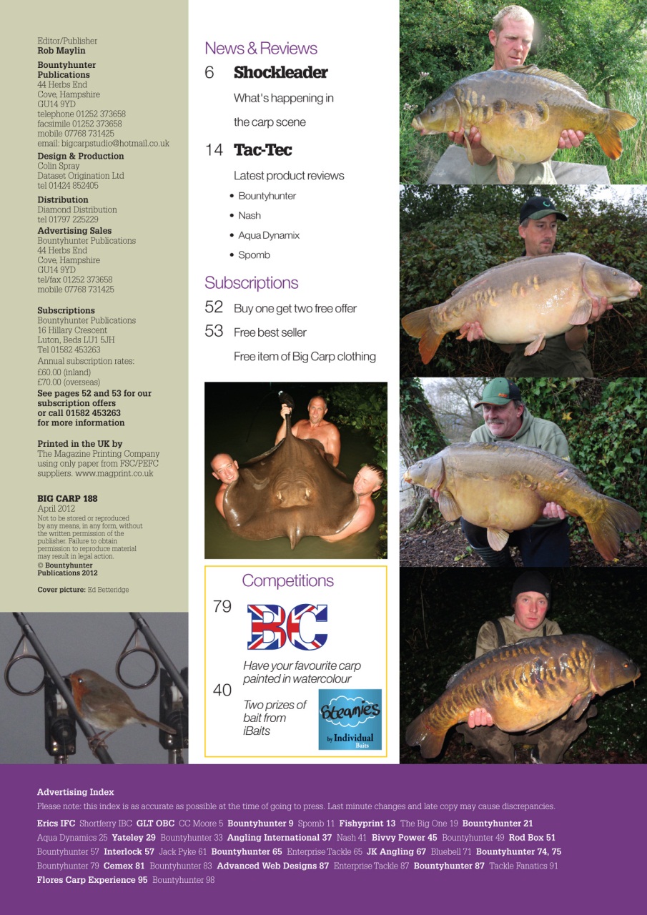Big Carp Magazine Preview Pages