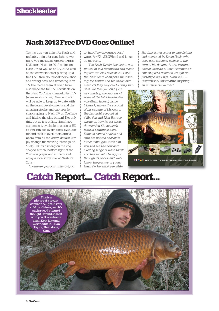 Big Carp Magazine Preview Pages