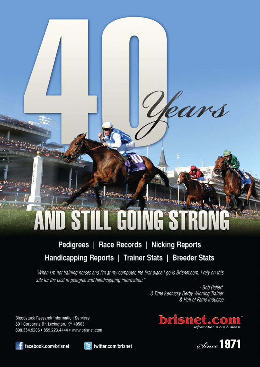 North American Trainer Magazine - horse racing Preview Pages