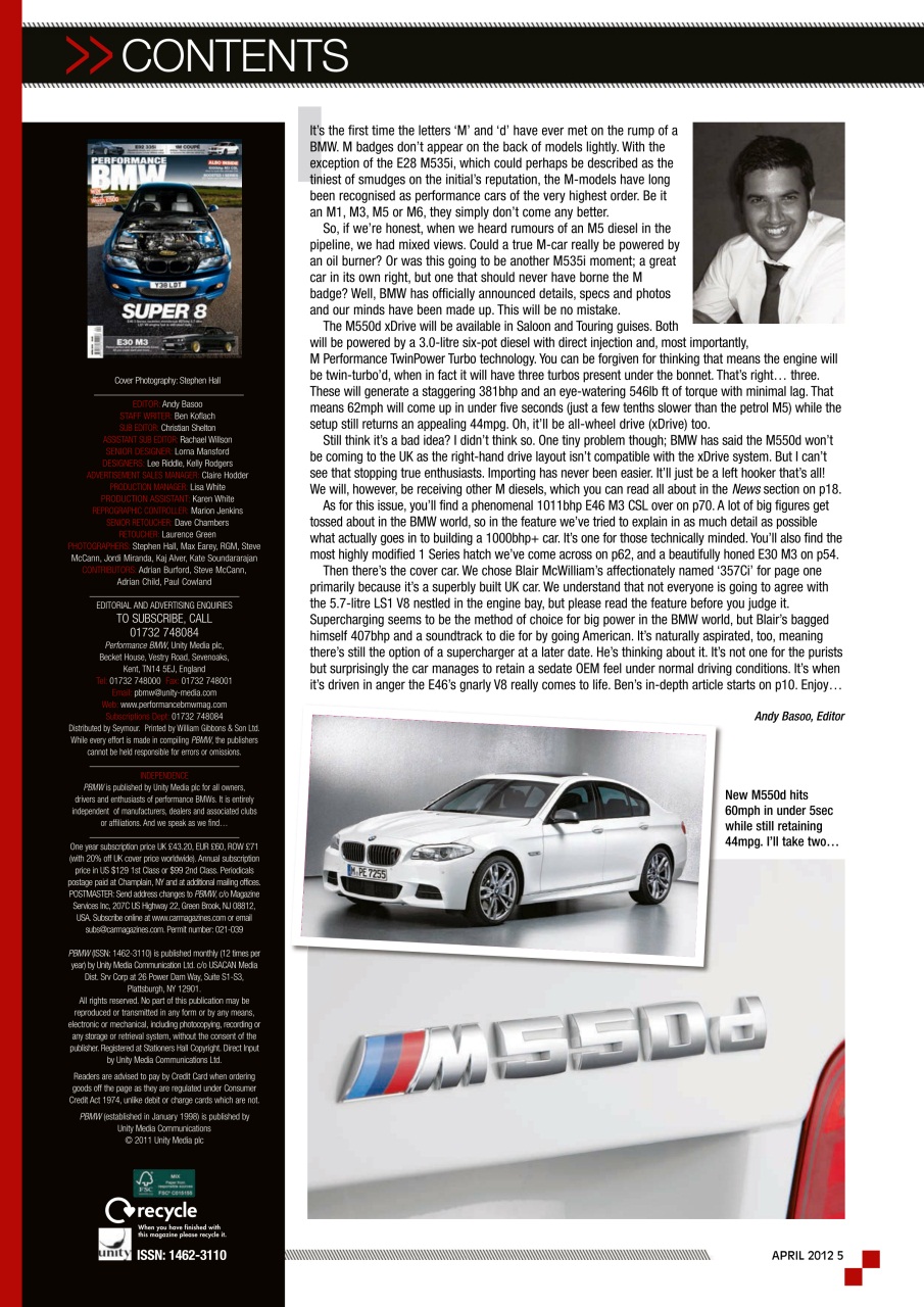 Performance BMW Preview Pages