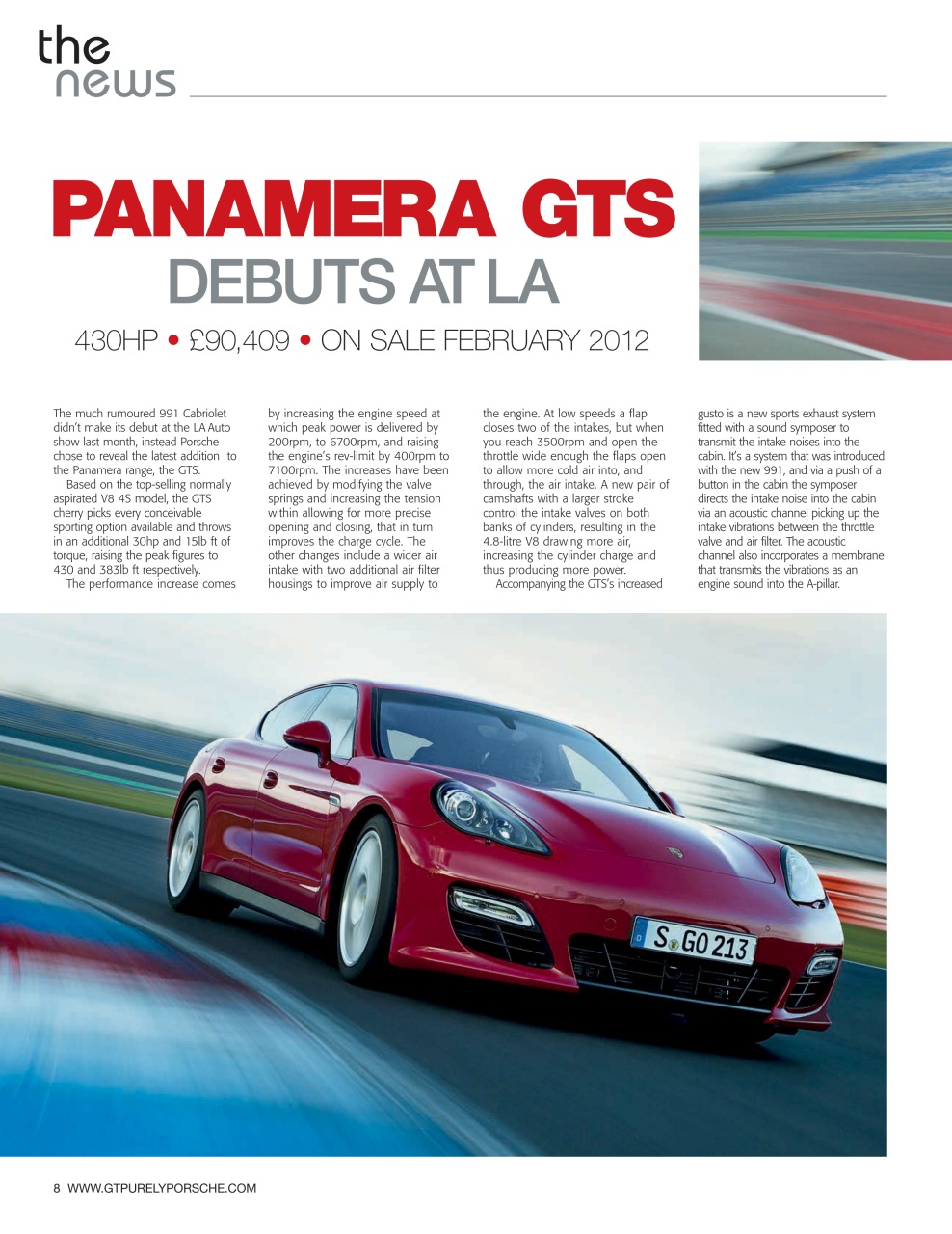 GT Porsche Preview Pages