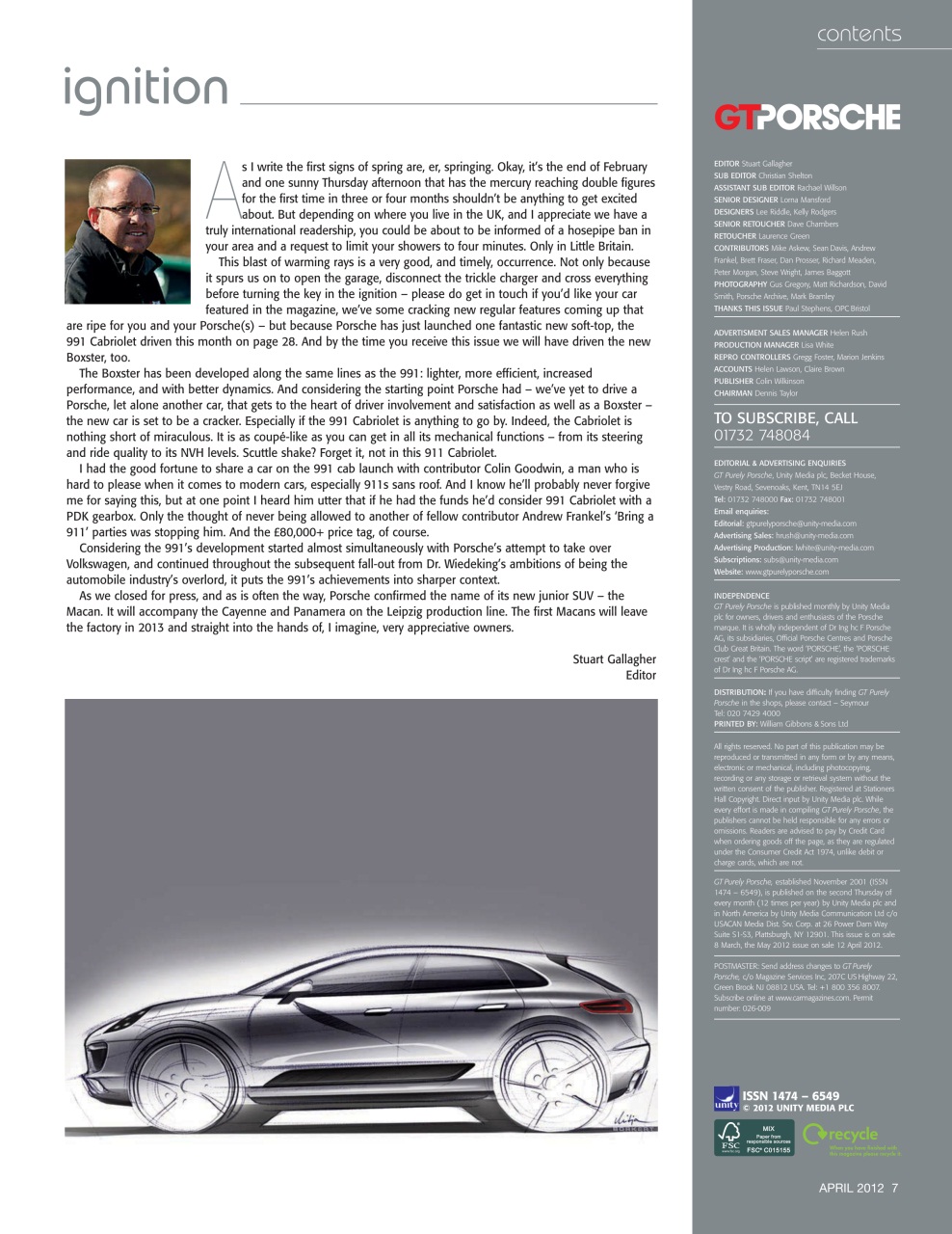 GT Porsche Preview Pages