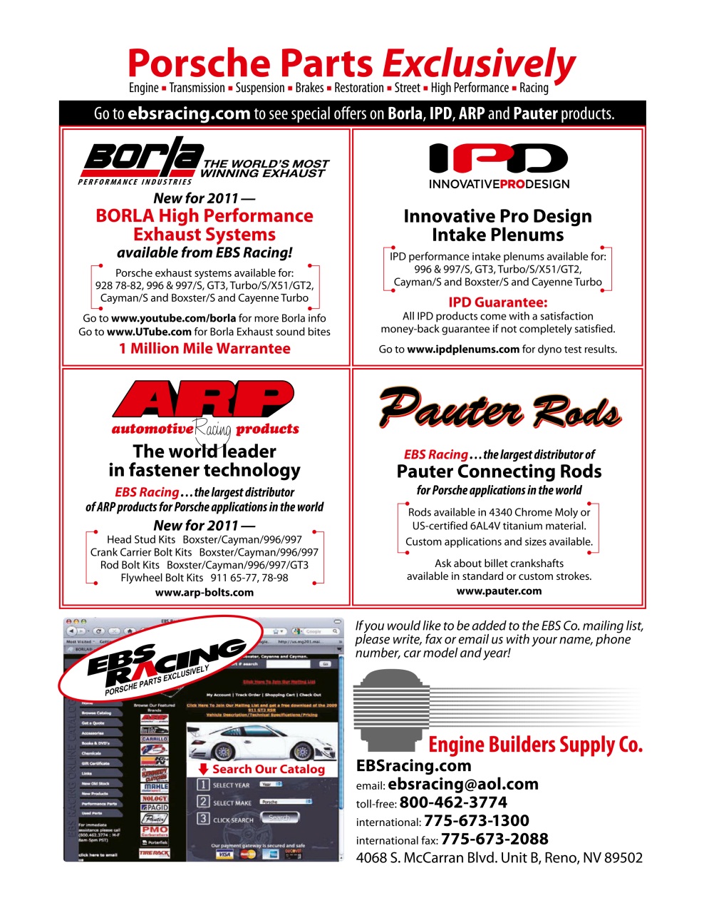 GT Porsche Preview Pages