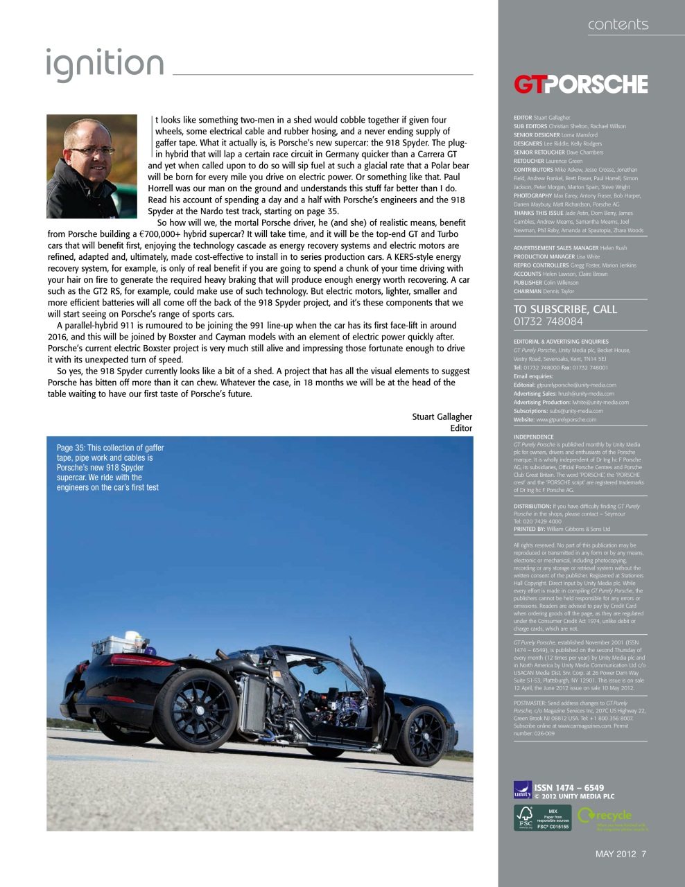 GT Porsche Preview Pages