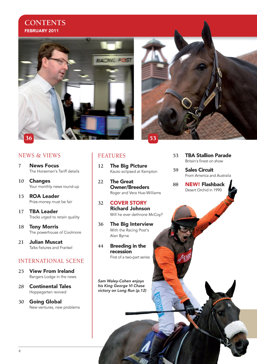 The Owner Breeder Preview Pages