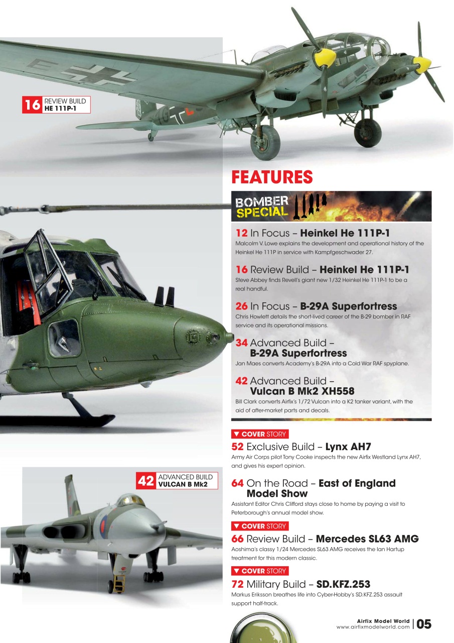 Airfix Model World Preview Pages