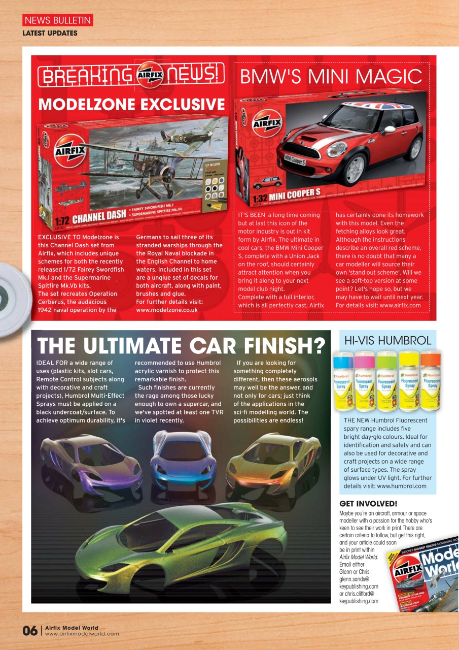 Airfix Model World Preview Pages