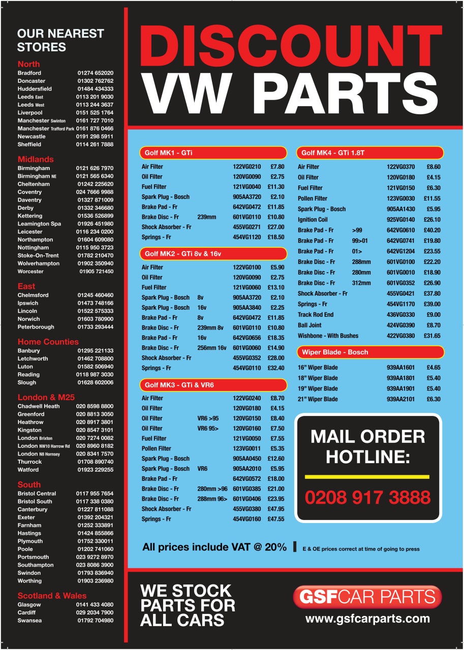 Performance VW Preview Pages