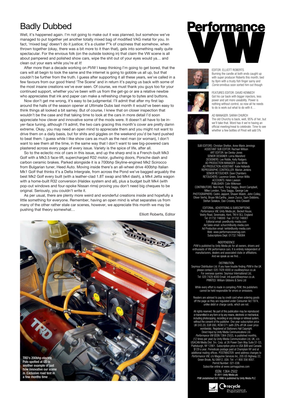 Performance VW Preview Pages