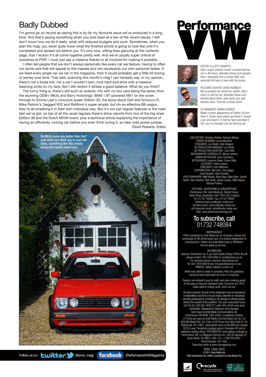 Performance VW Preview Pages