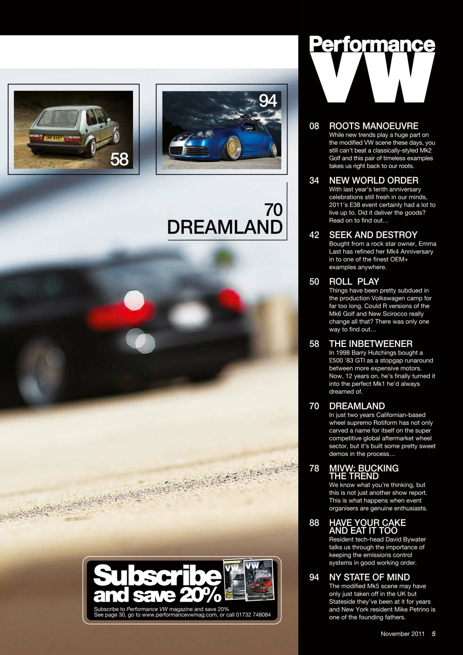 Performance VW Preview Pages
