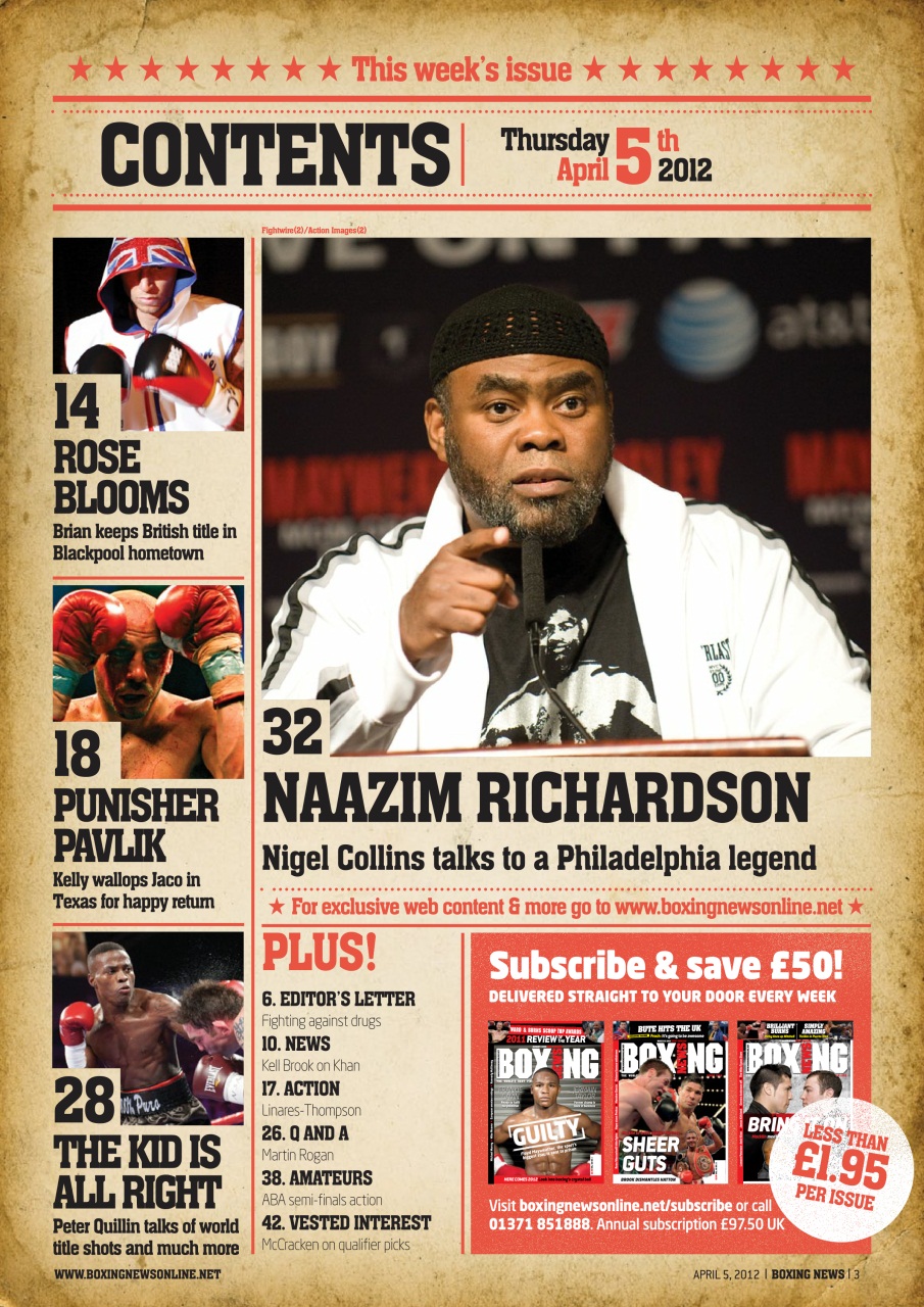 Boxing News Preview Pages