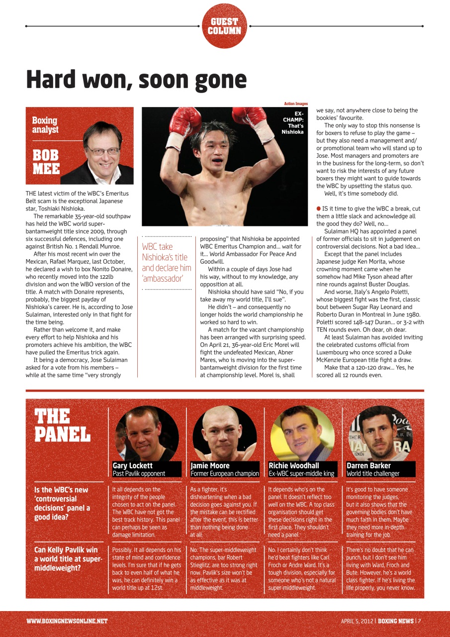 Boxing News Preview Pages