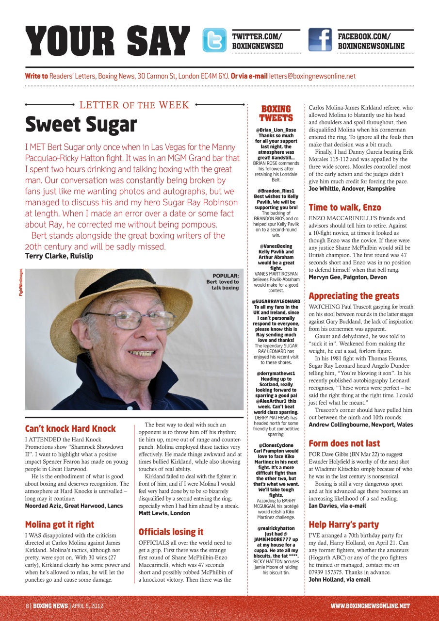 Boxing News Preview Pages