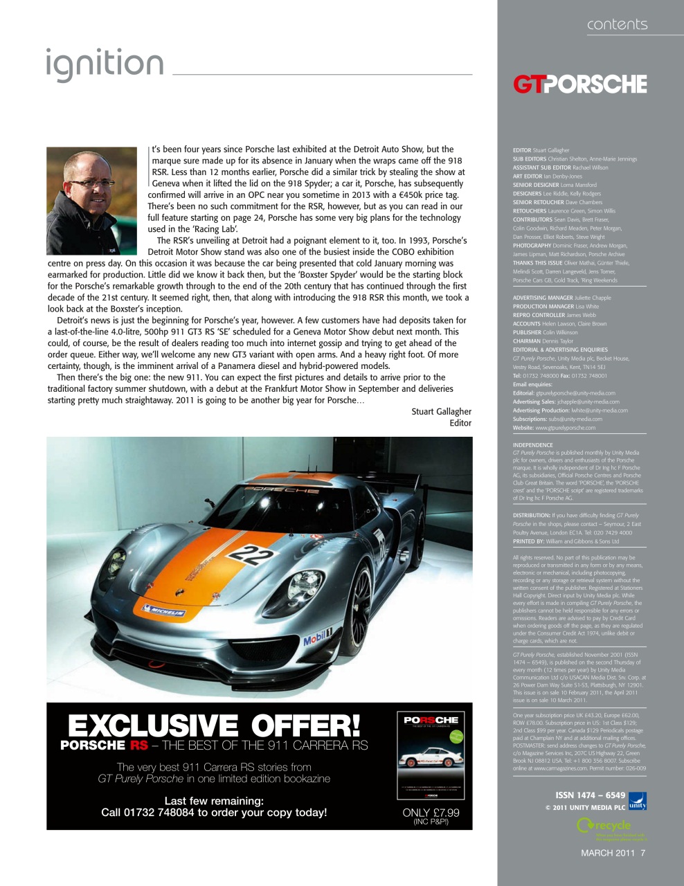 GT Porsche Preview Pages