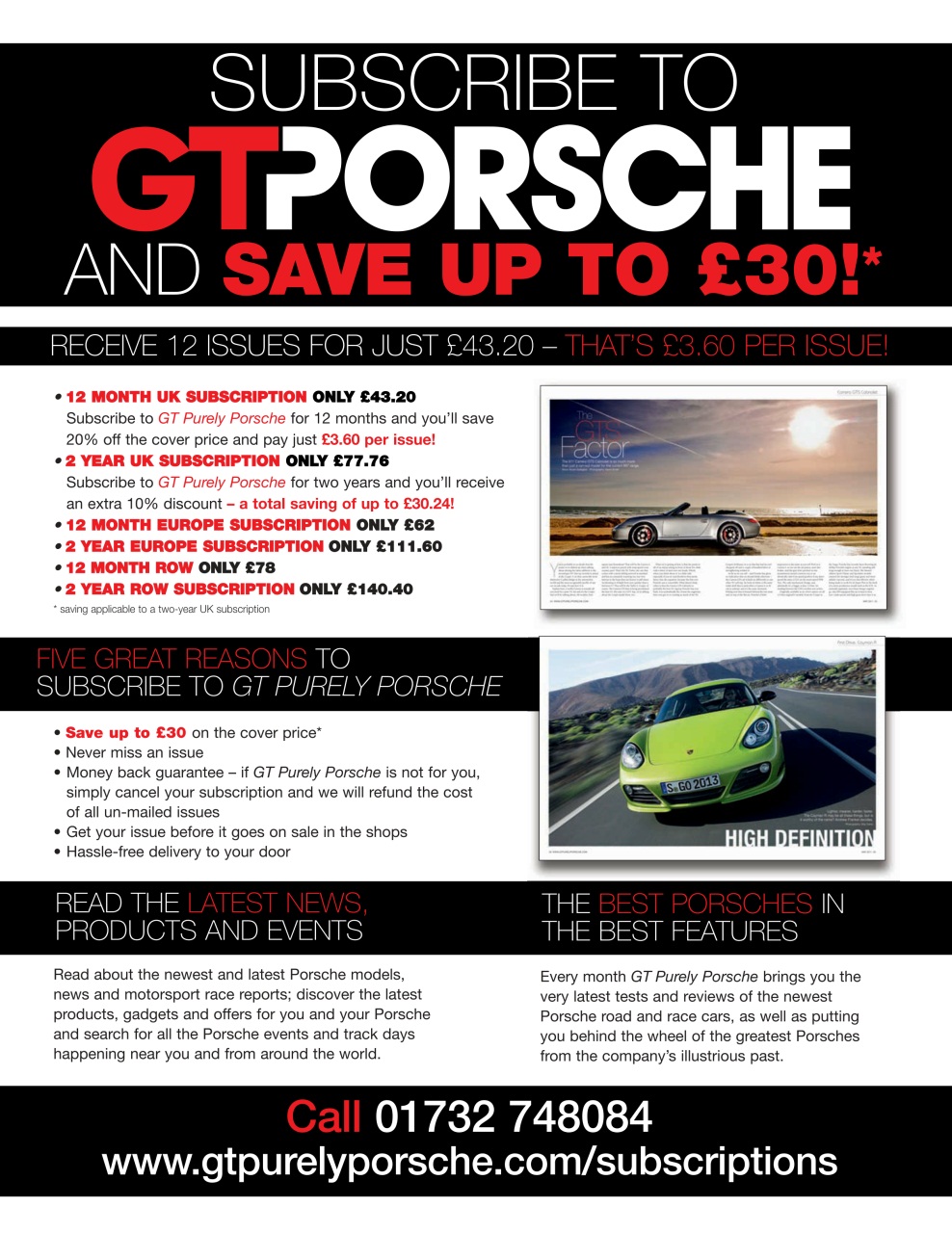 GT Porsche Preview Pages