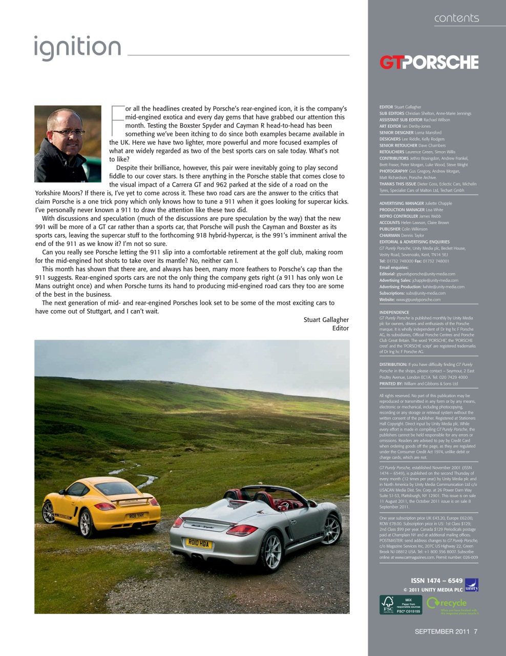 GT Porsche Preview Pages