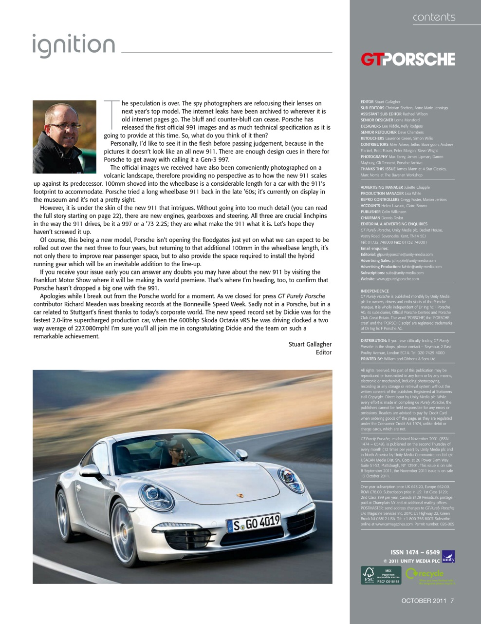 GT Porsche Preview Pages