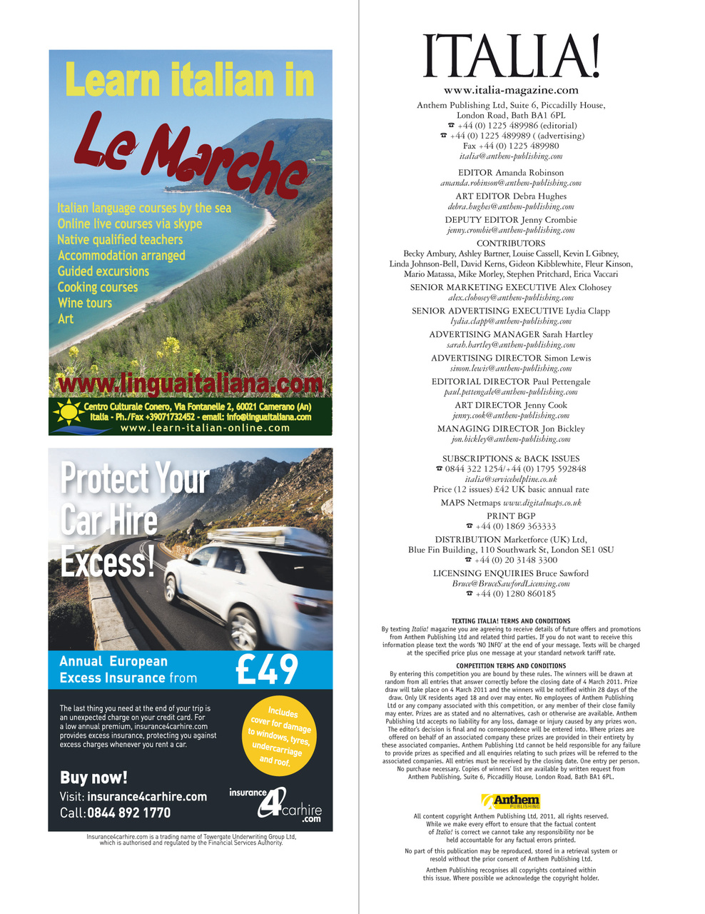 Italia! Preview Pages