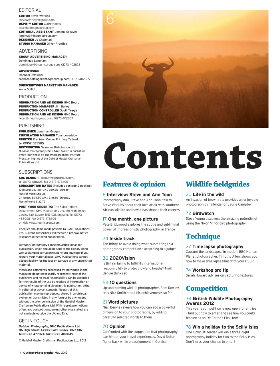 Outdoor Photography Preview Pages